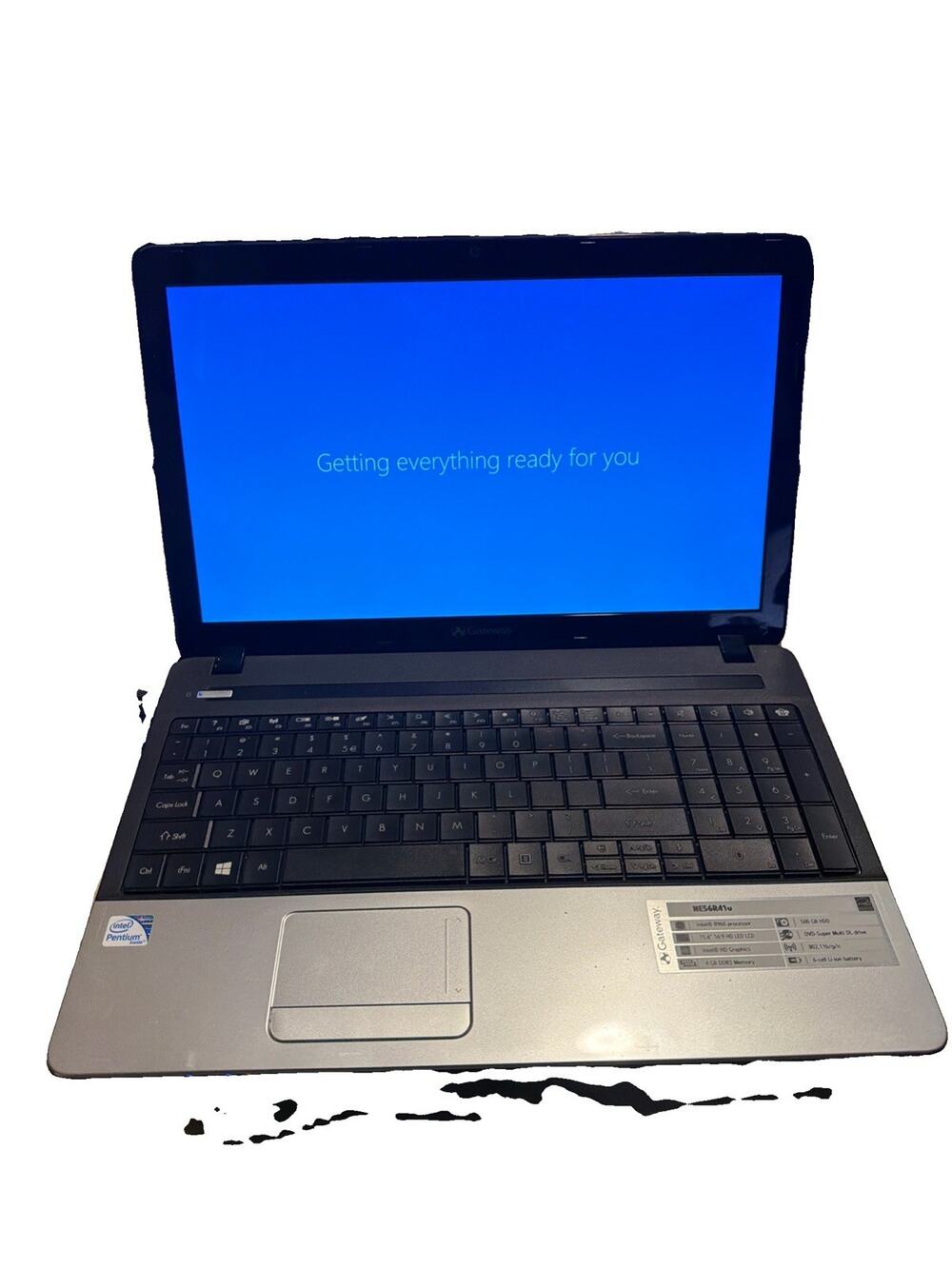 Gateway NES56R Laptop Computer -15.6"Screen -Windows 10 -500 GB HDD